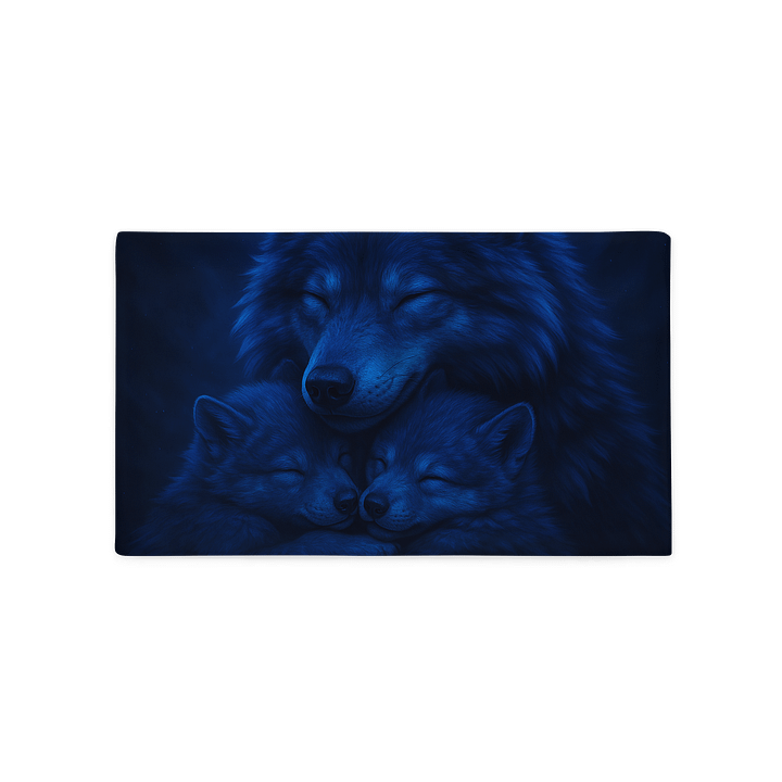 Serenity Blue Wolf Pack Pillowcase product image (5)