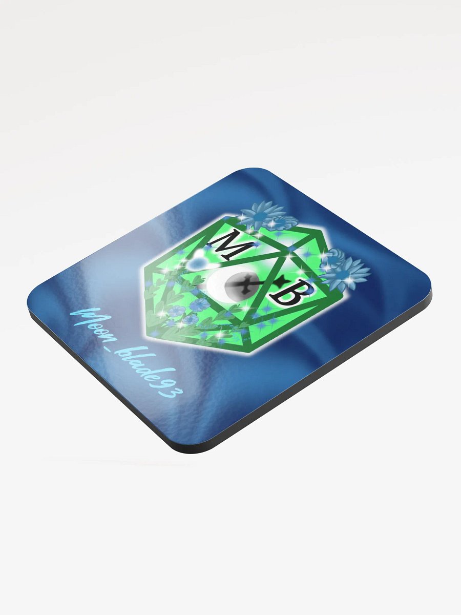 Moonblade- Spring D20 Glossed Cork Coaster product image (4)