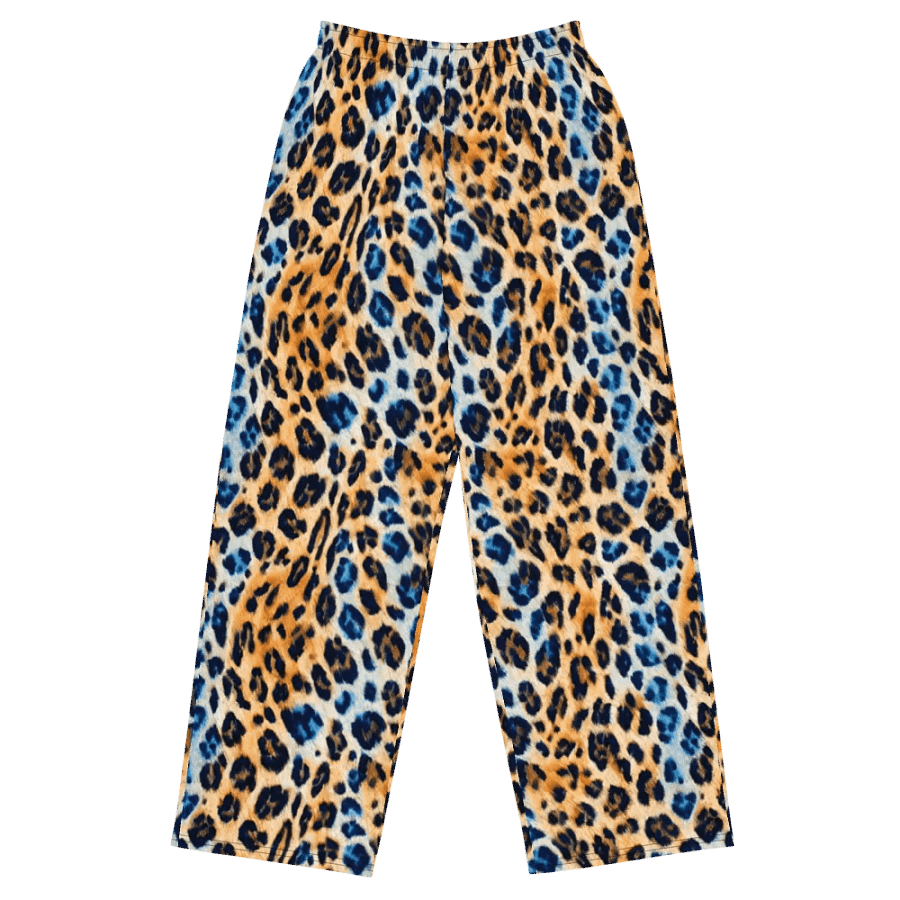 Blue Brown Leopard Pants product image (1)