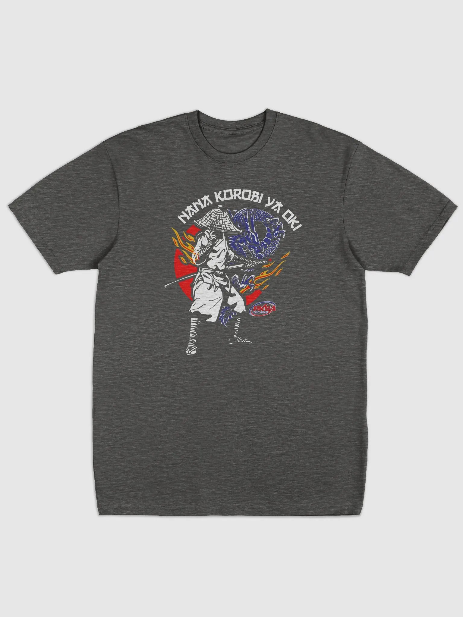 Adult: Fall Down 7 Times. Stand Up 8 heavyweight tee product image (1)