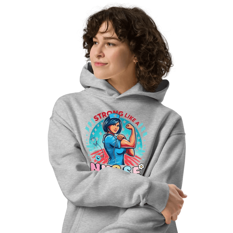 Strong Like a Nurse Premium Hoodie product image (34)