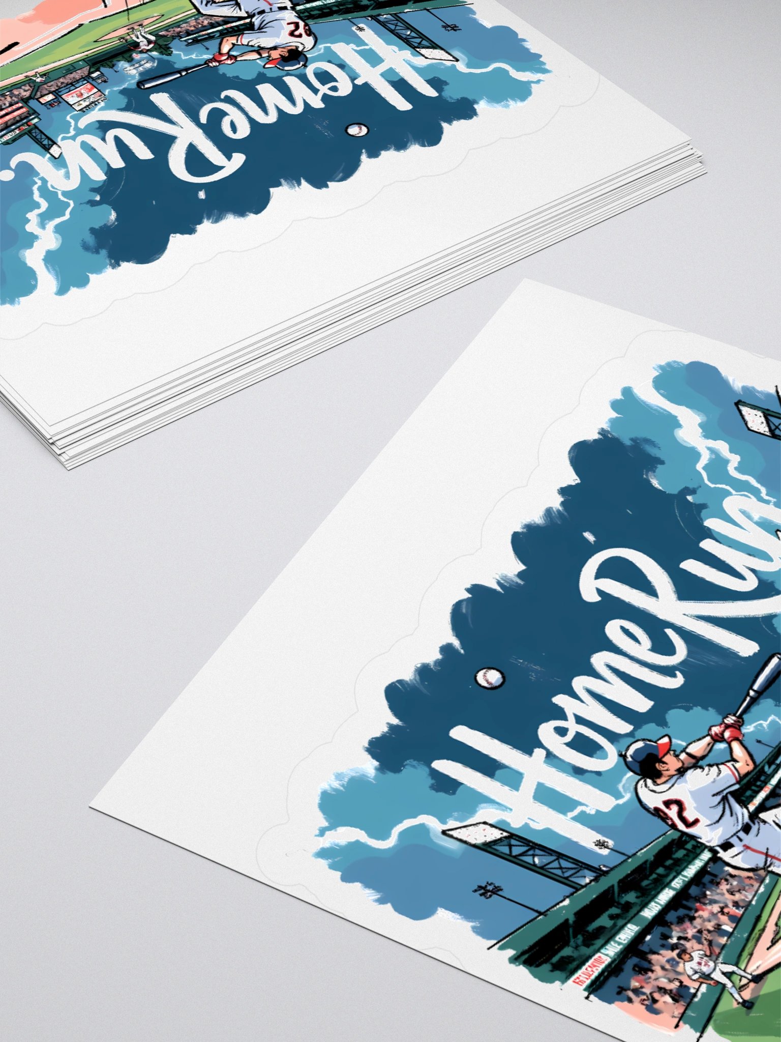 Baseball Home Run Action: Crowd Roaring Sticker product image (11)