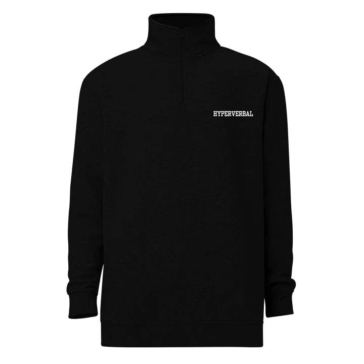 HYPERVERBAL embroidered quarter zip product image (2)