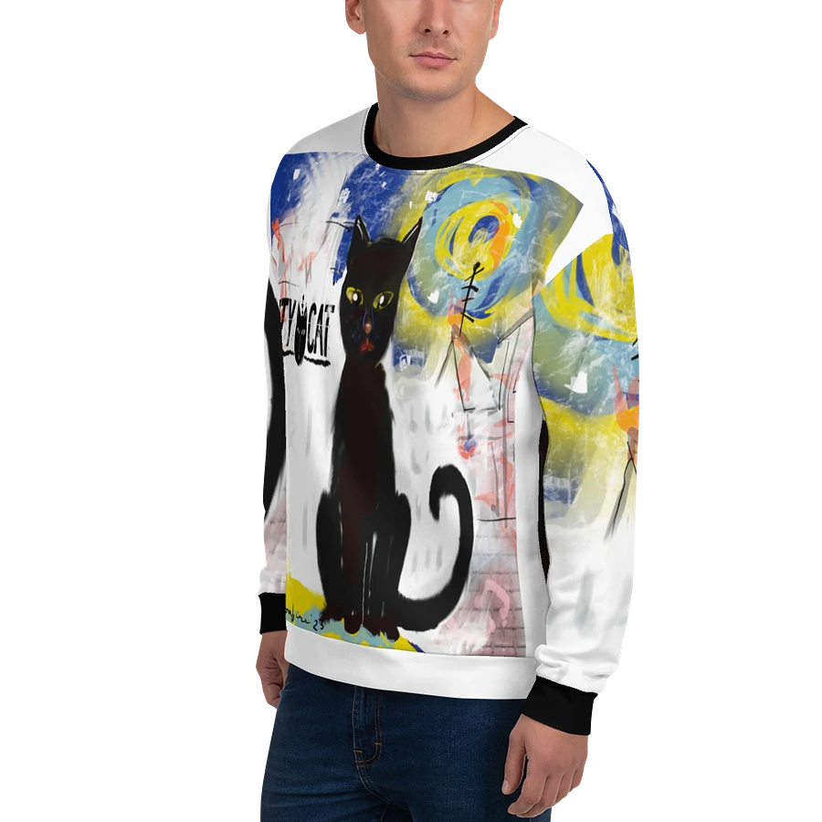 CityCatPaint7 Unisex Art Sweatshirt product image (5)