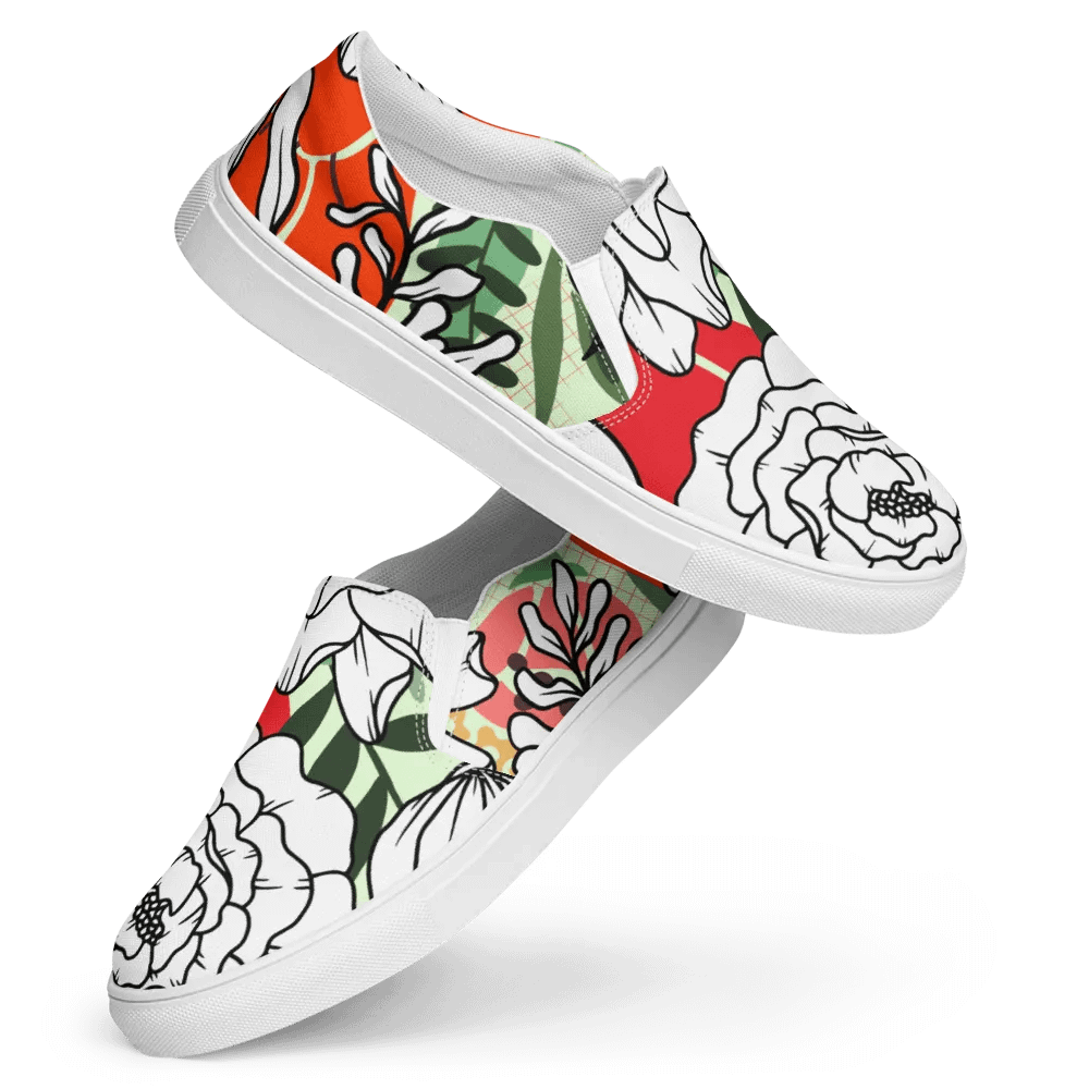 ''Tropical Bliss' Women's Slip-On Canvas Shoes product image (10)