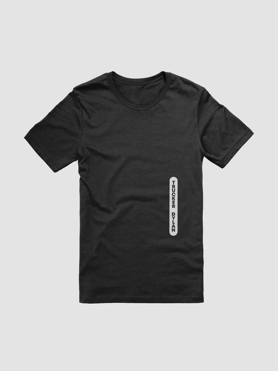 Trucker Dylan Cut Out Vertical White Logo T-Shirt - Dark product image (1)