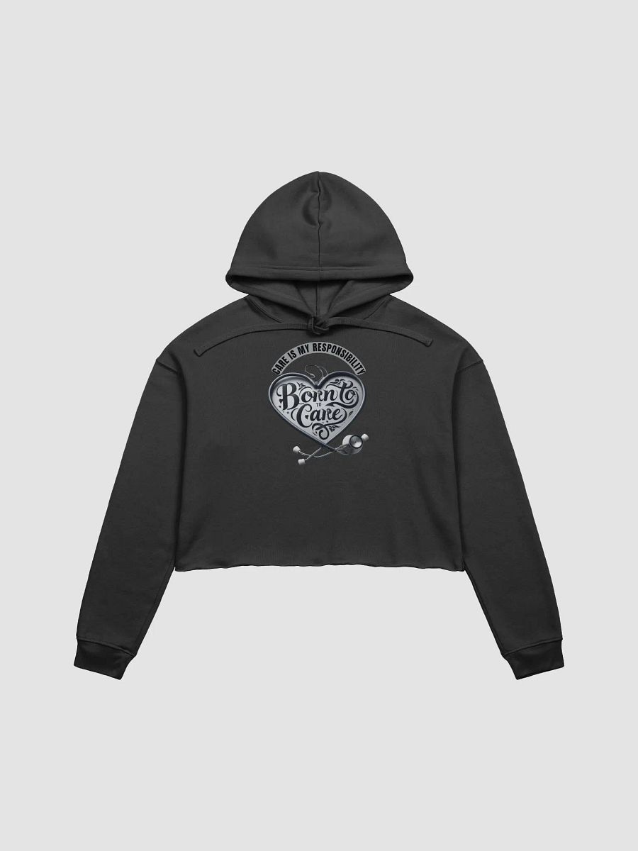 Care Responsibility Crop Hoodie product image (4)