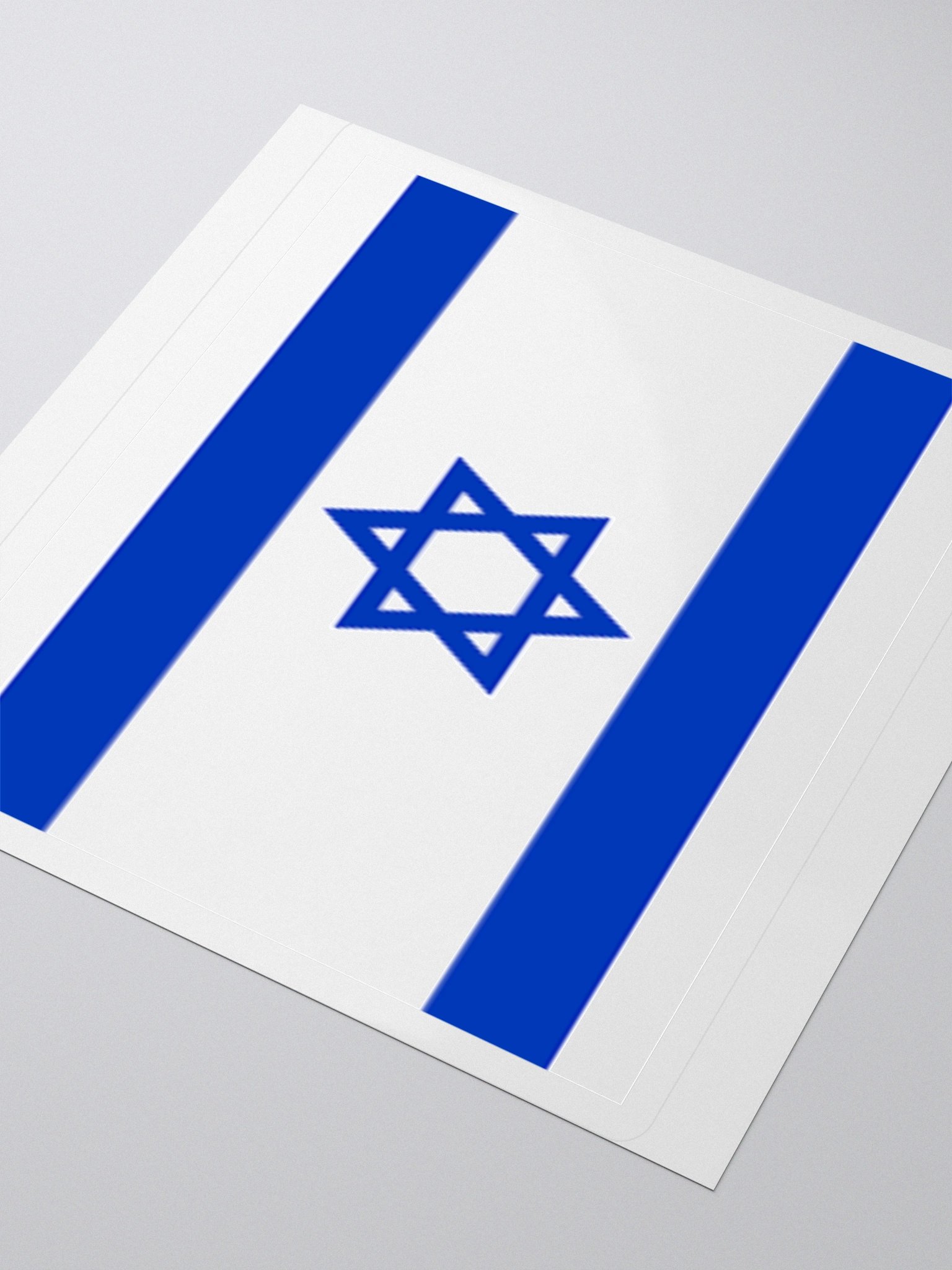 Israel Flag Sticker | Star of David Design | Durable Vinyl | 3 Sizes product image (7)