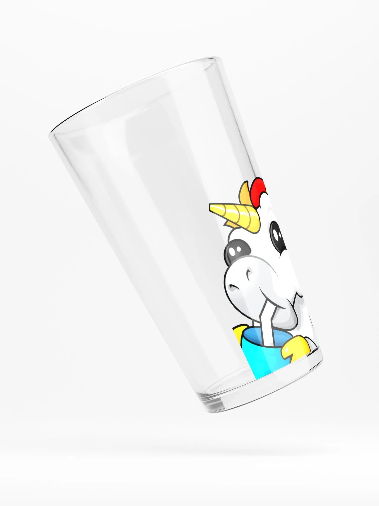 Sipping unicorn pint glass product image (4)