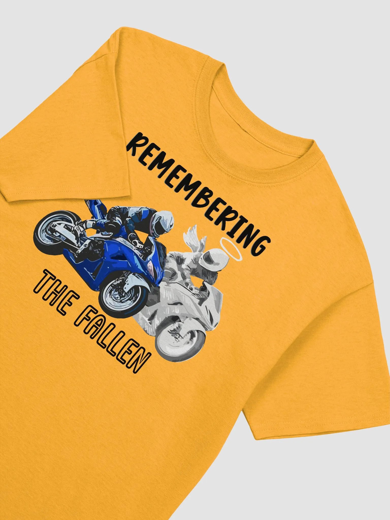 Remembering The Fallen (blue bike) T-Shirt product image (7)