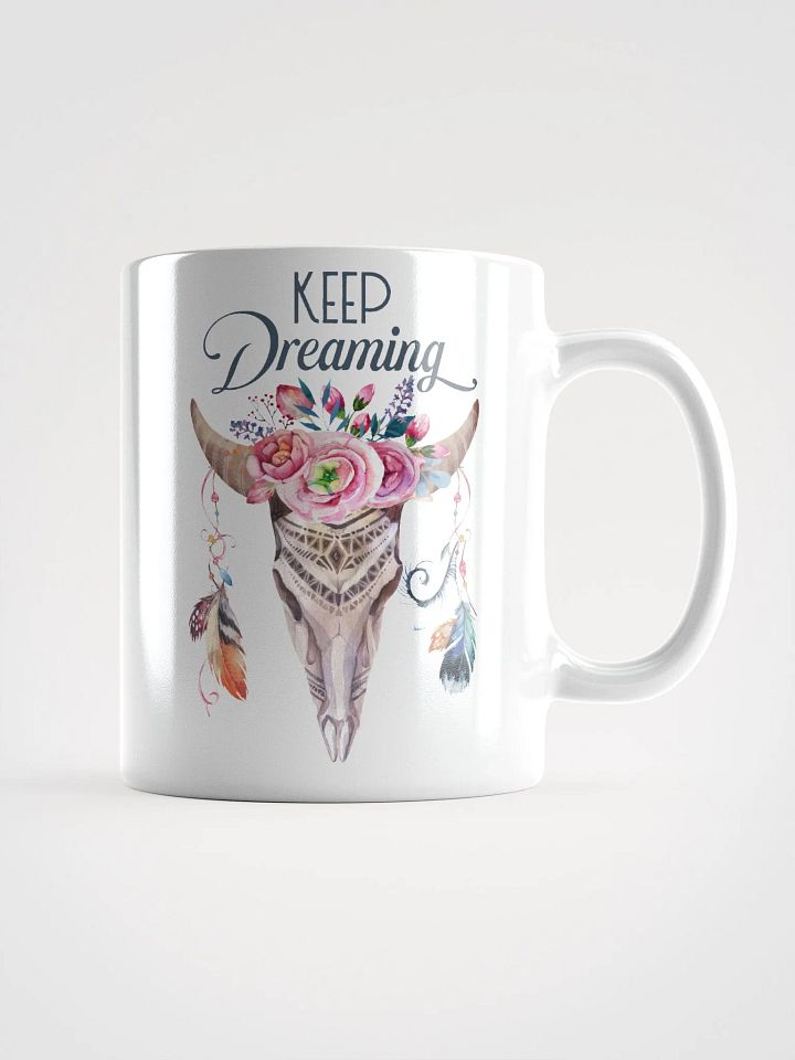 Floral Skull Keep Dreaming Mug product image (1)