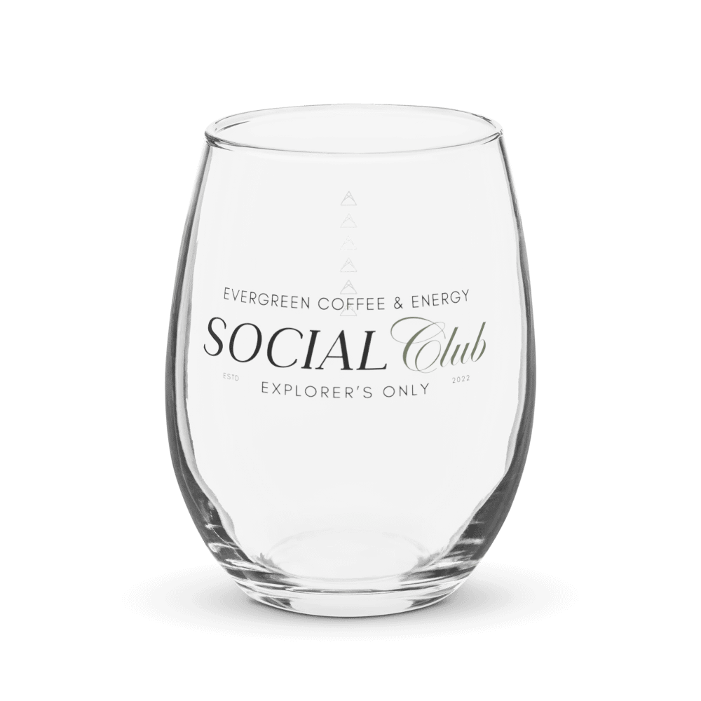 Social Club Stemless Wine Glass | Sip Society product image (1)