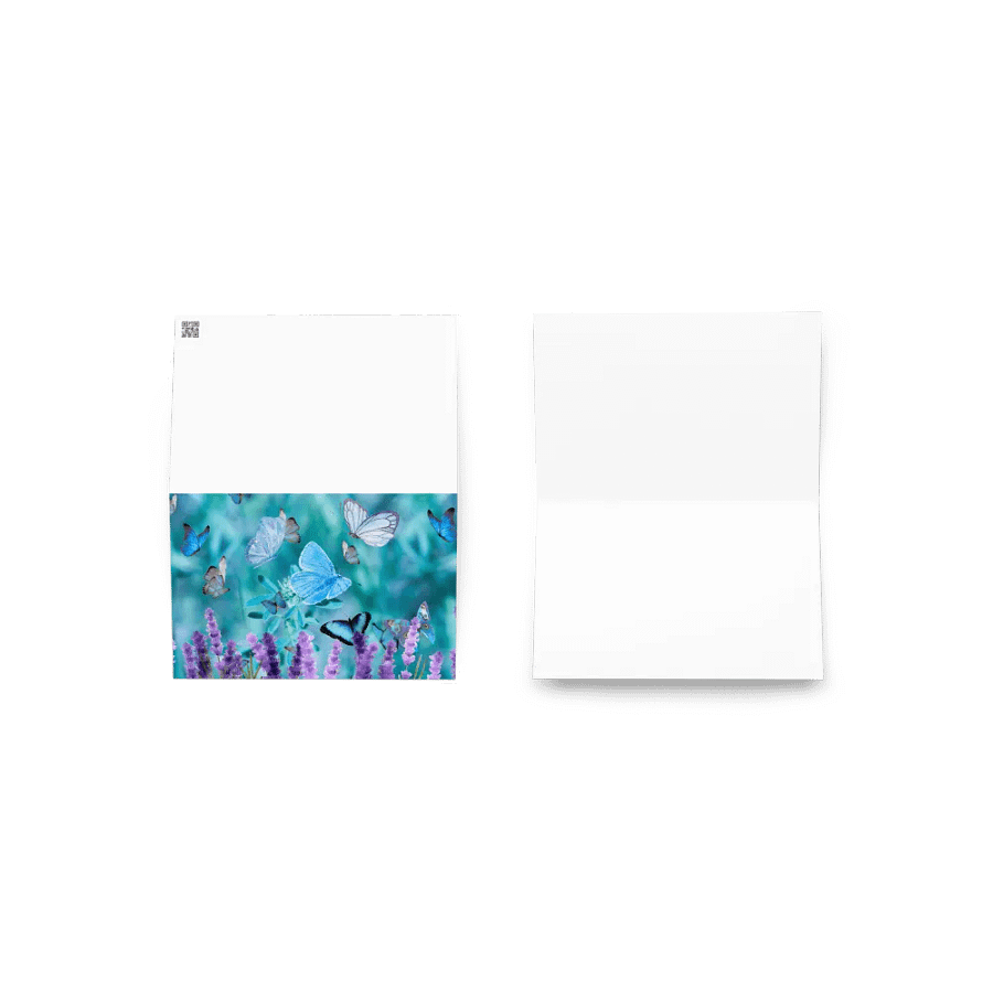 Fluttering butterfly Greeting Card perfect for any occasion birthday get well product image (3)