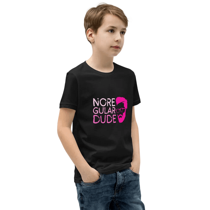 No Regular Pink Dude Youth Tee product image (2)