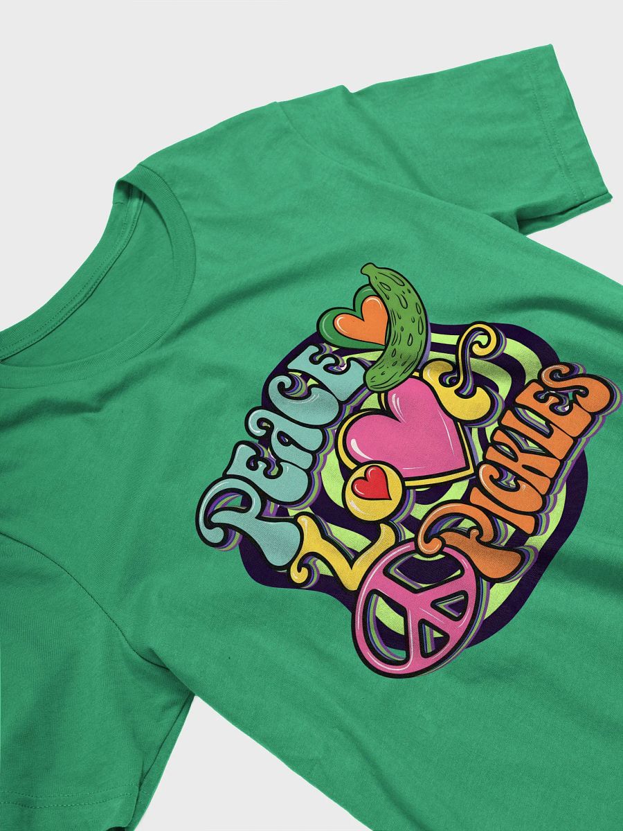 Groovy Peace Love Pickles T-Shirt product image (22)