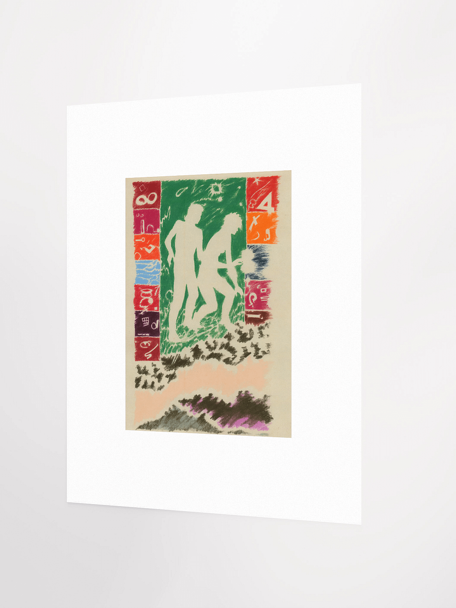 Couple in Green 02.05.90 Print product image (3)
