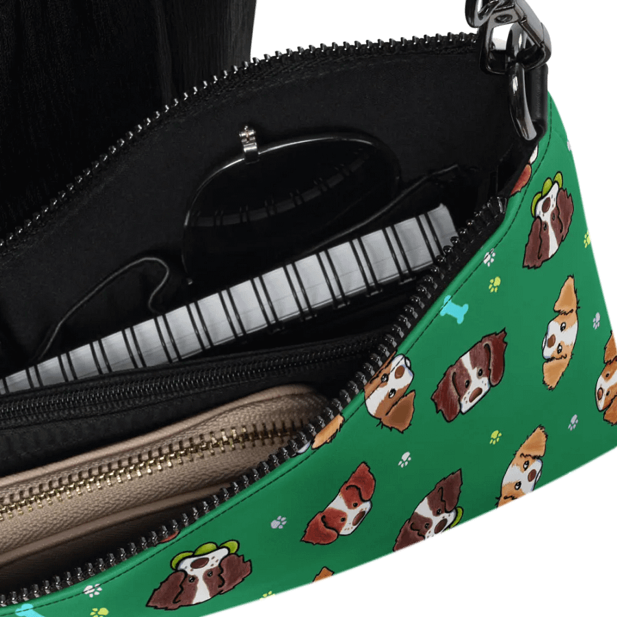 Brittany dog art Crossbody Handbag product image (5)