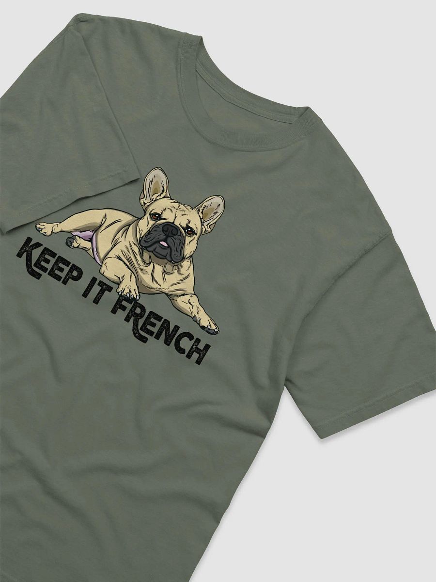 Keep It French T-Shirt of a French Bulldog (Fawn) | Funny T-Shirt for Frenchie Paw-rents product image (26)