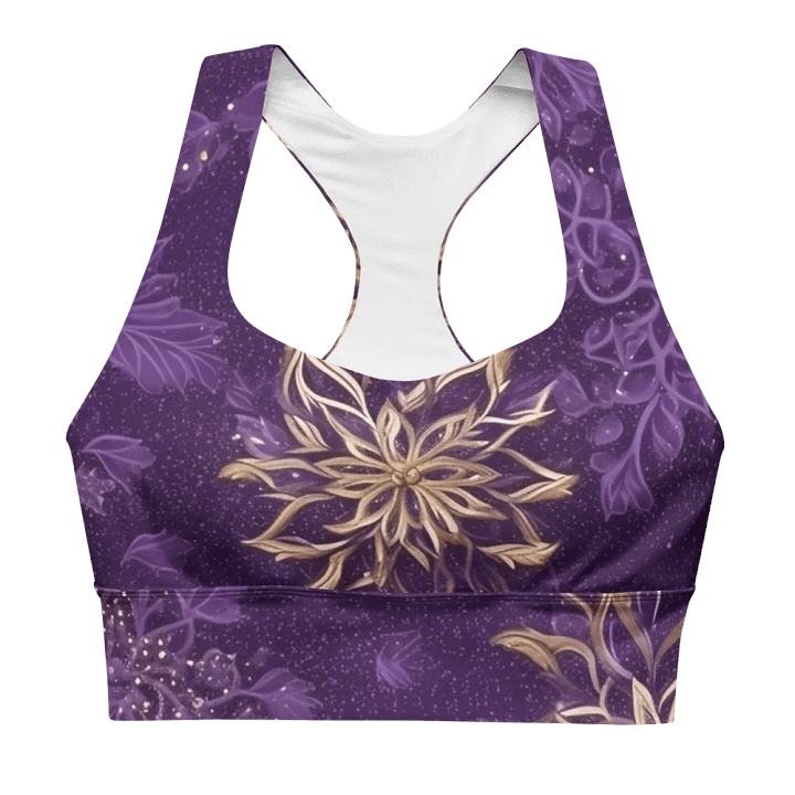 Purple Glam Sports Bra product image (2)