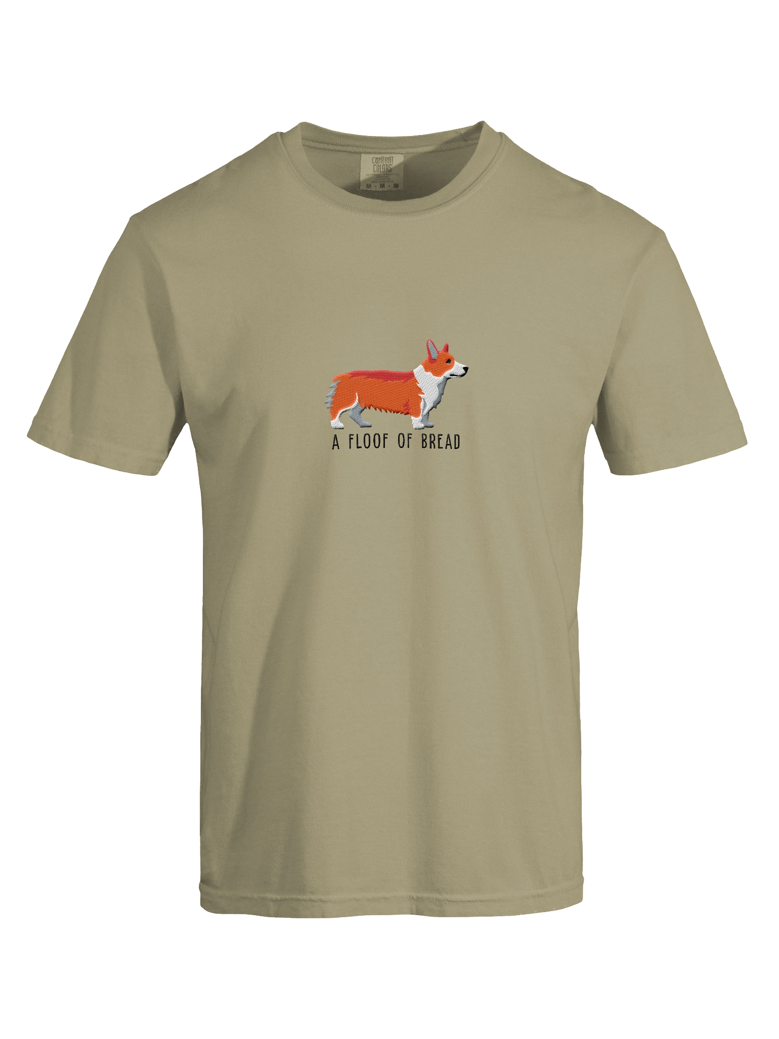 A Floof of Bread T-Shirt(Embroidered) of a Pembroke Welsh Corgi(Red) product image (17)