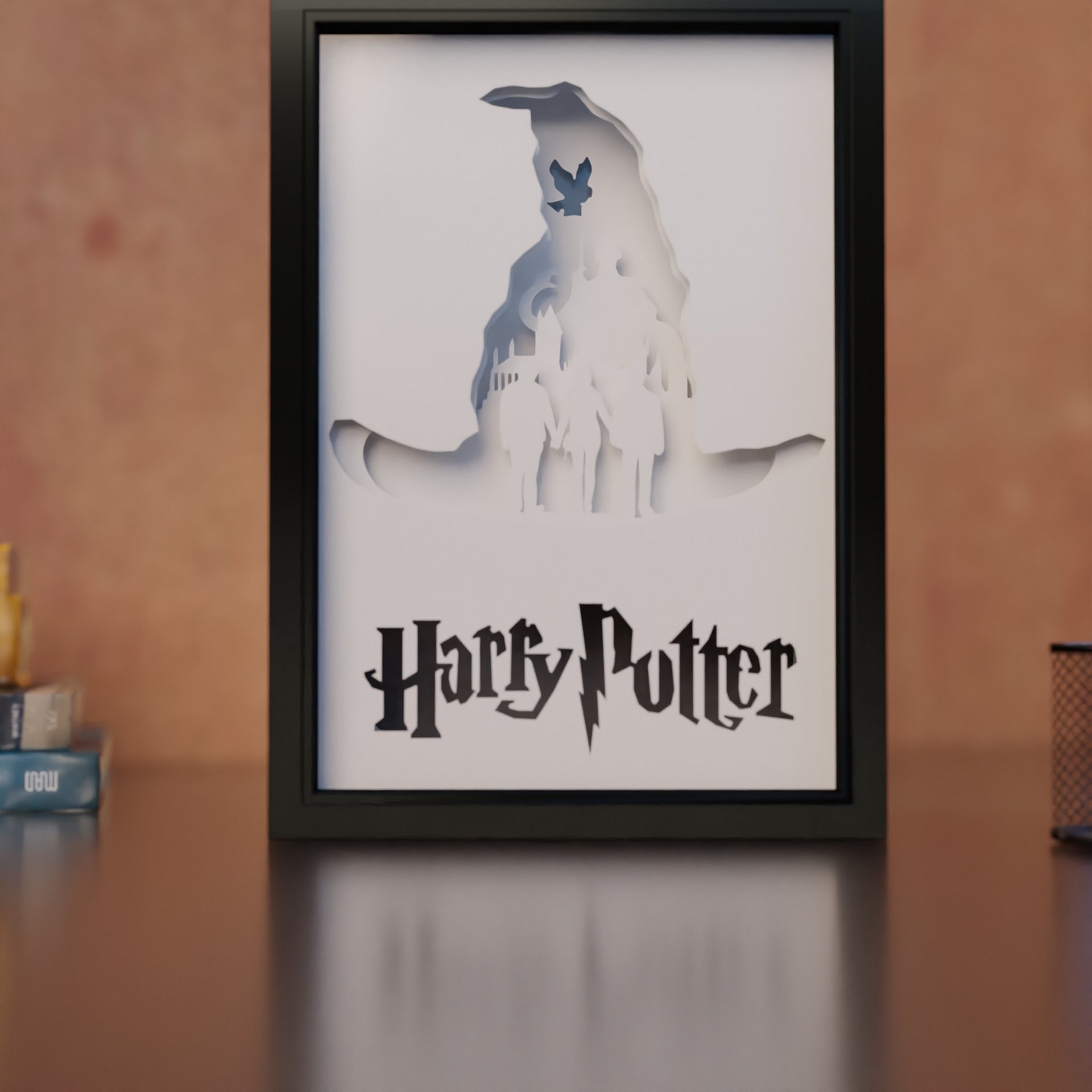 Harry Potter Hexagon-Rectangle Light Box Template 2 in 1 - PDF PNG SVG dXf +Video product image (6)