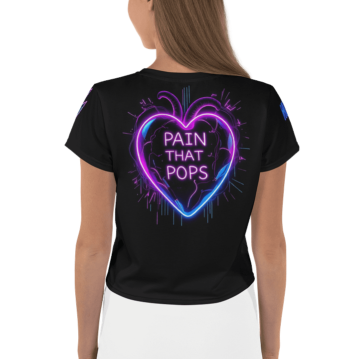 Bleed Neon Crop Graphic Tee 2 product image (2)
