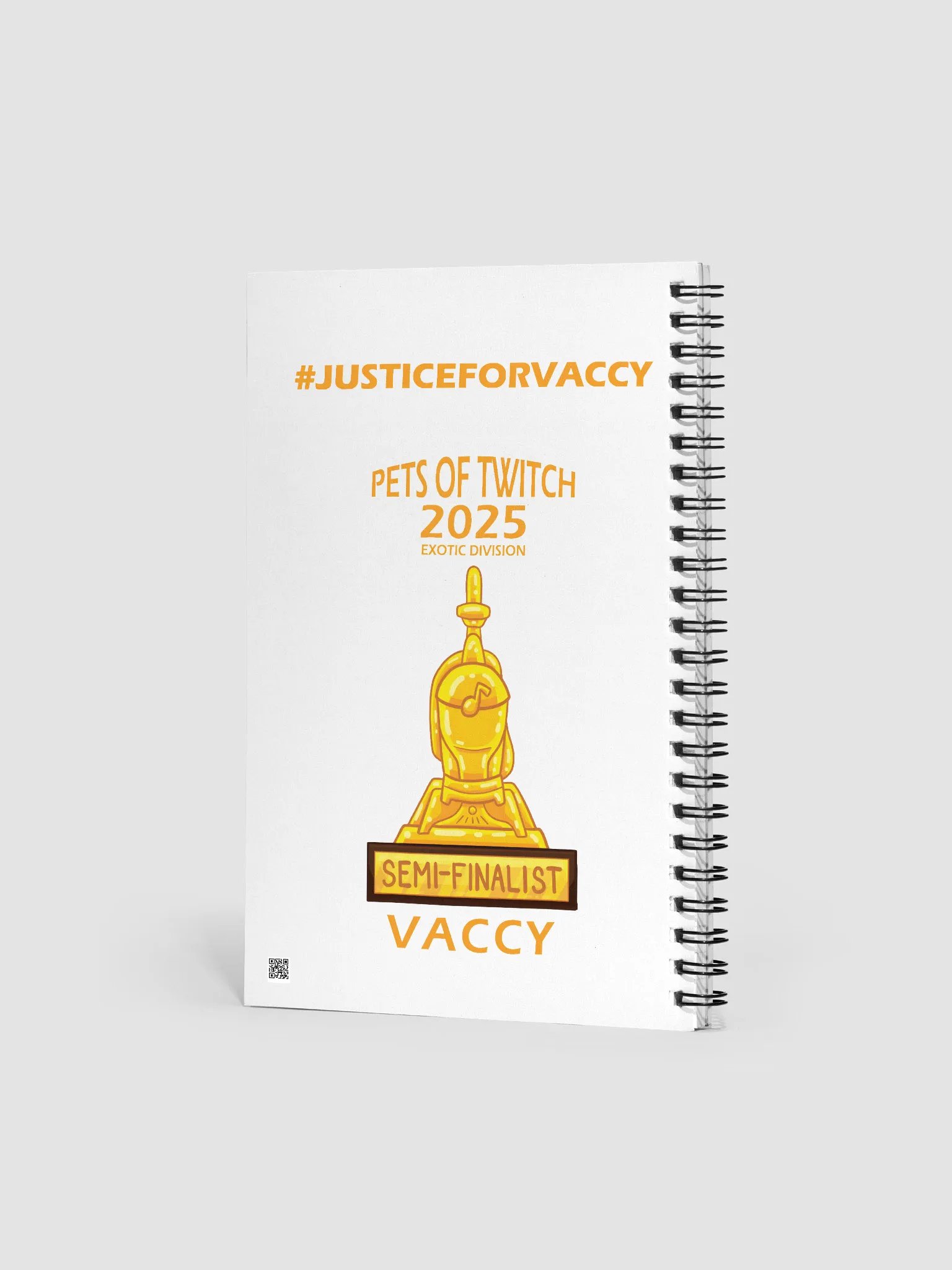 Vaccy love and justice notebook product image (2)