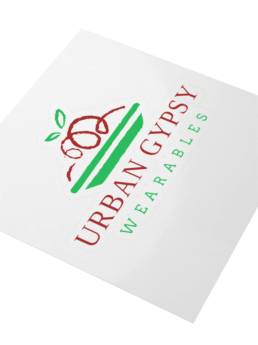 Urban Gypsy Apple on Plate Kiss Cut Stickers product image (3)