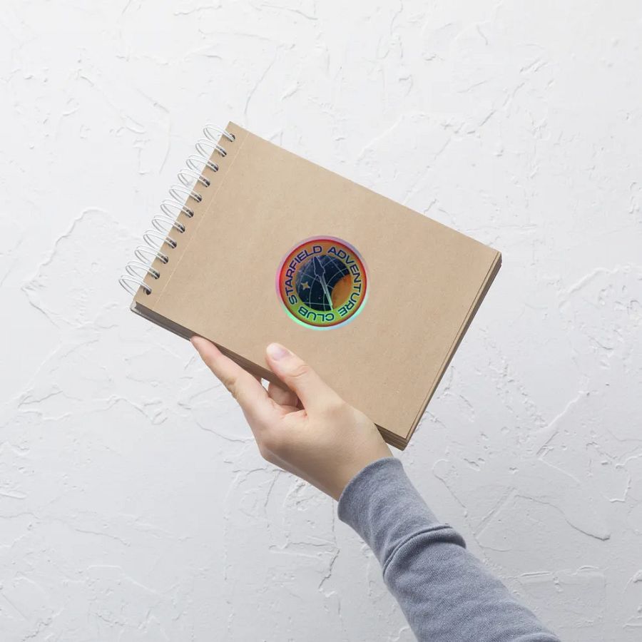 Starfield Adventure Club - Holographic Sticker product image (7)