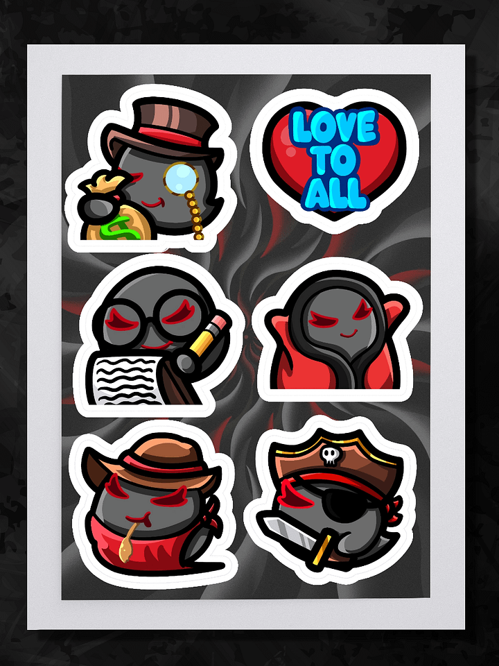 Emote Sticker Sheet 4 product image (1)