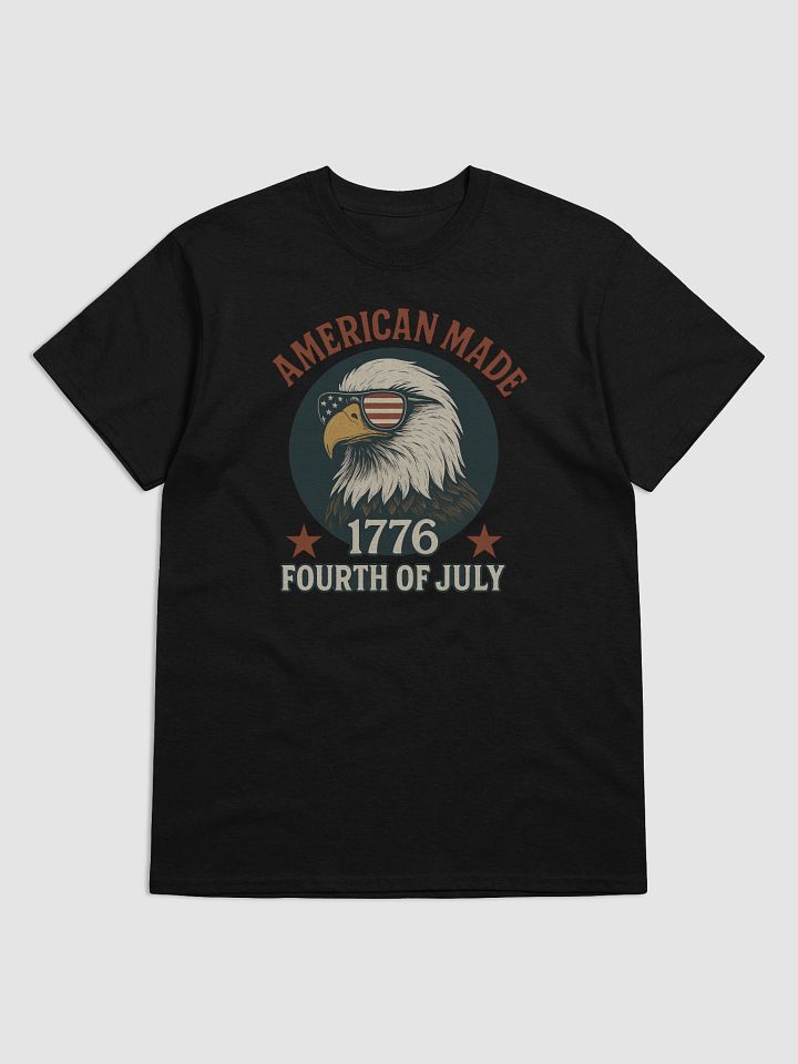 American Made 1776 Shirt – Patriotic Eagle Fourth of July Vintage Tee product image (5)