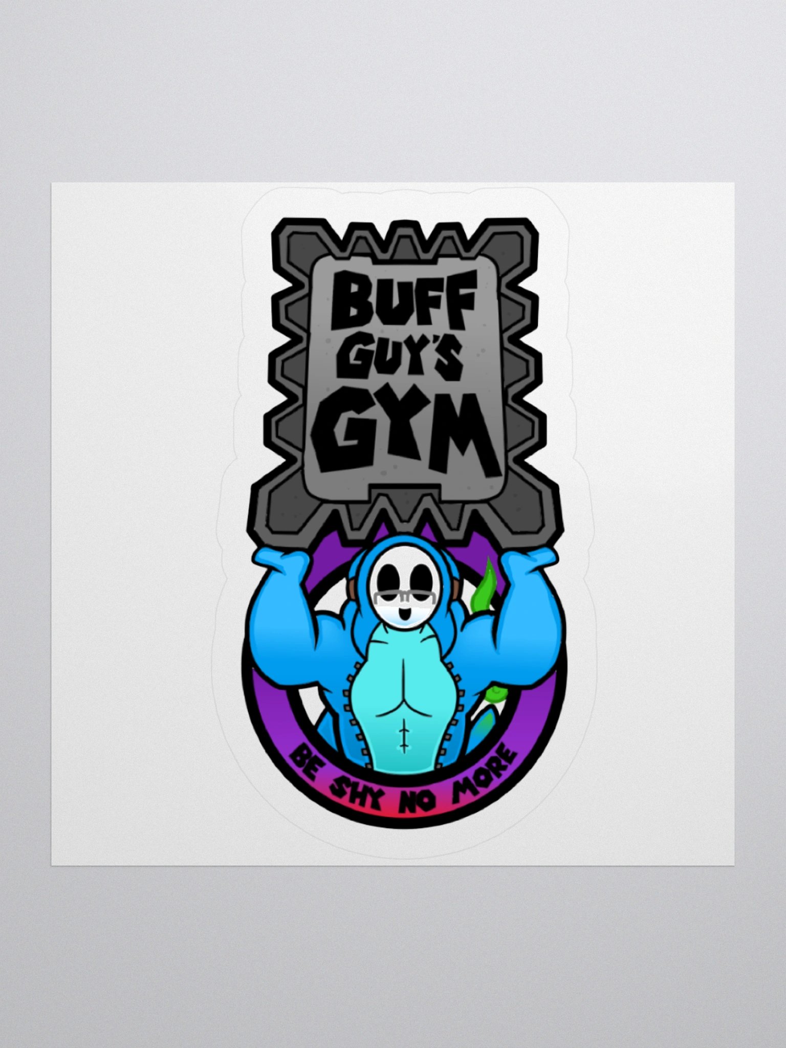 Buff Guy's Gym Sticker product image (1)