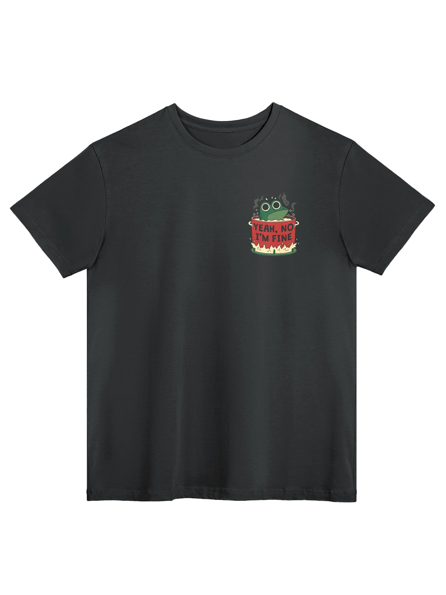 Yeah No, I'm Fine Frog - Tee product image (1)