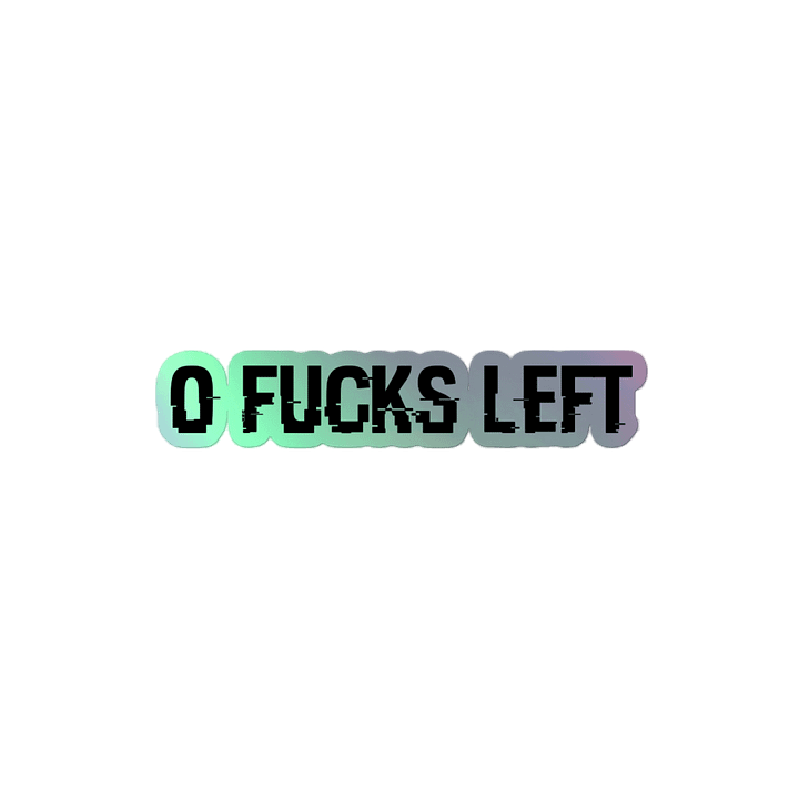 0 Fucks Left product image (2)