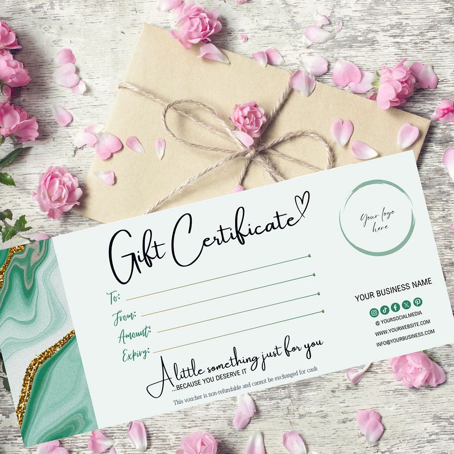 Esmeralda - Gift Certificate Template product image (3)
