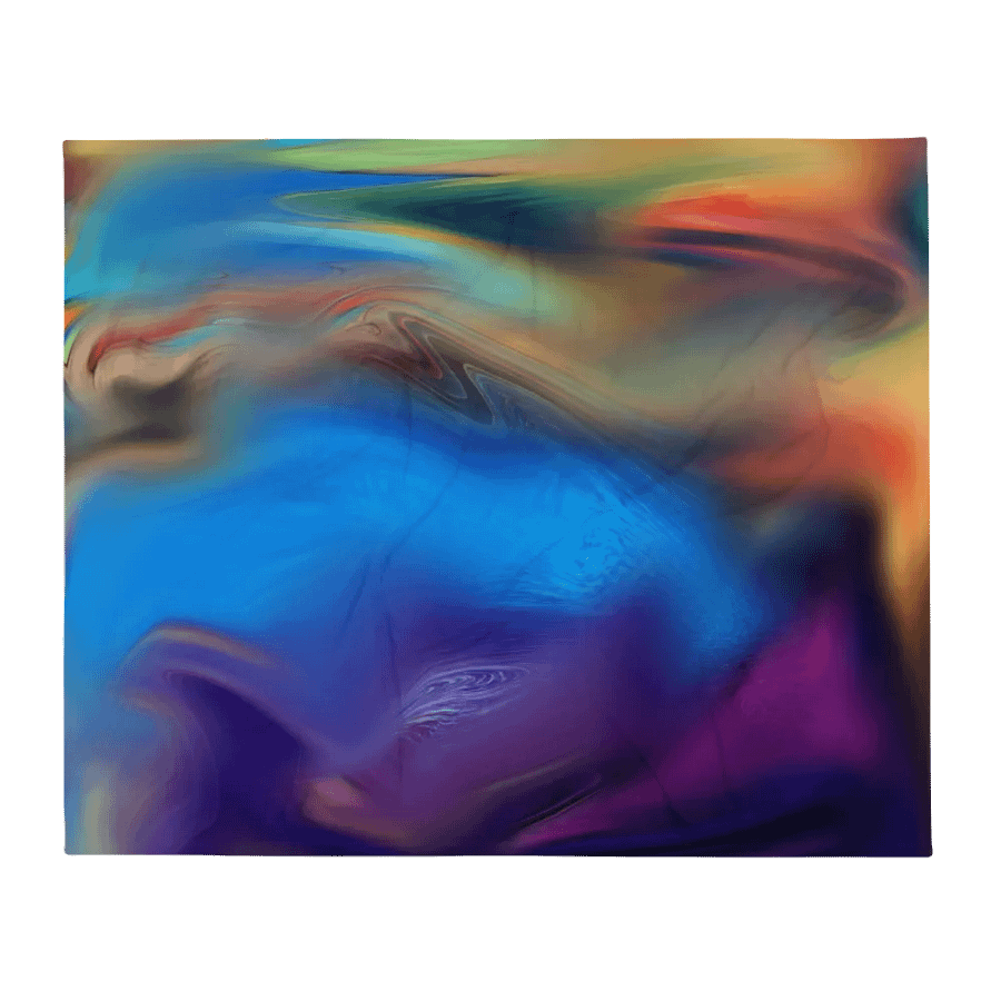Rainbow Colorful Pattern Throw Blanket | Multicolor Blanket product image (2)