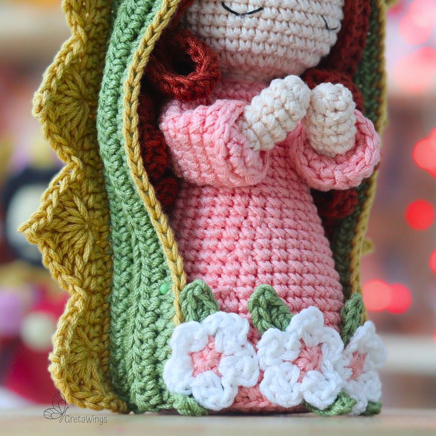 Virgen de Guadalupe Amigurumi Patrón de Crochet (descarga digital) product image (3)