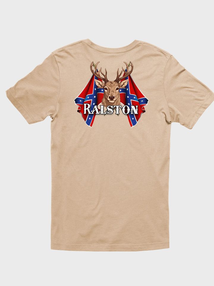 "Ralston" Last Name Rebel Redneck Deer - Adult T-Shirt product image (2)