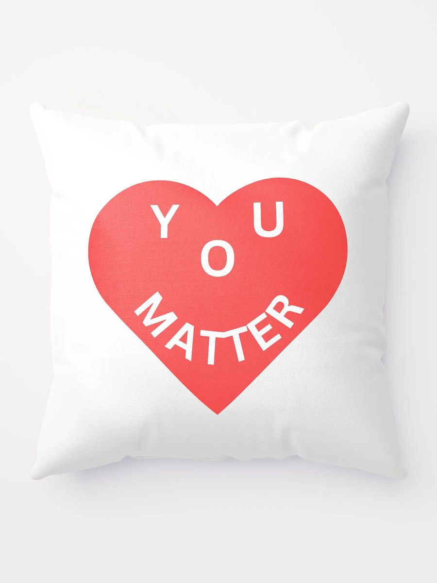 Love - You Matter : - ) All-Over Print Basic Pillow product image (9)