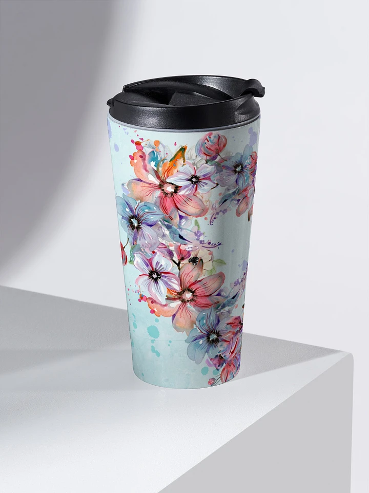 Flowers and Cuteness Travel Mug product image (1)