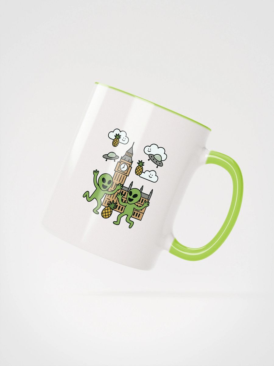 Martians Take London! Roswell Aliens at Big Ben Mug product image (1)