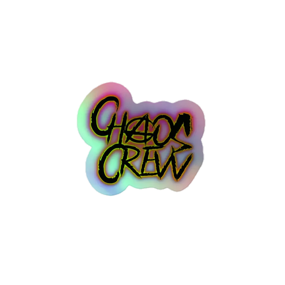 Chaos Crew Holographic Sticker product image (1)