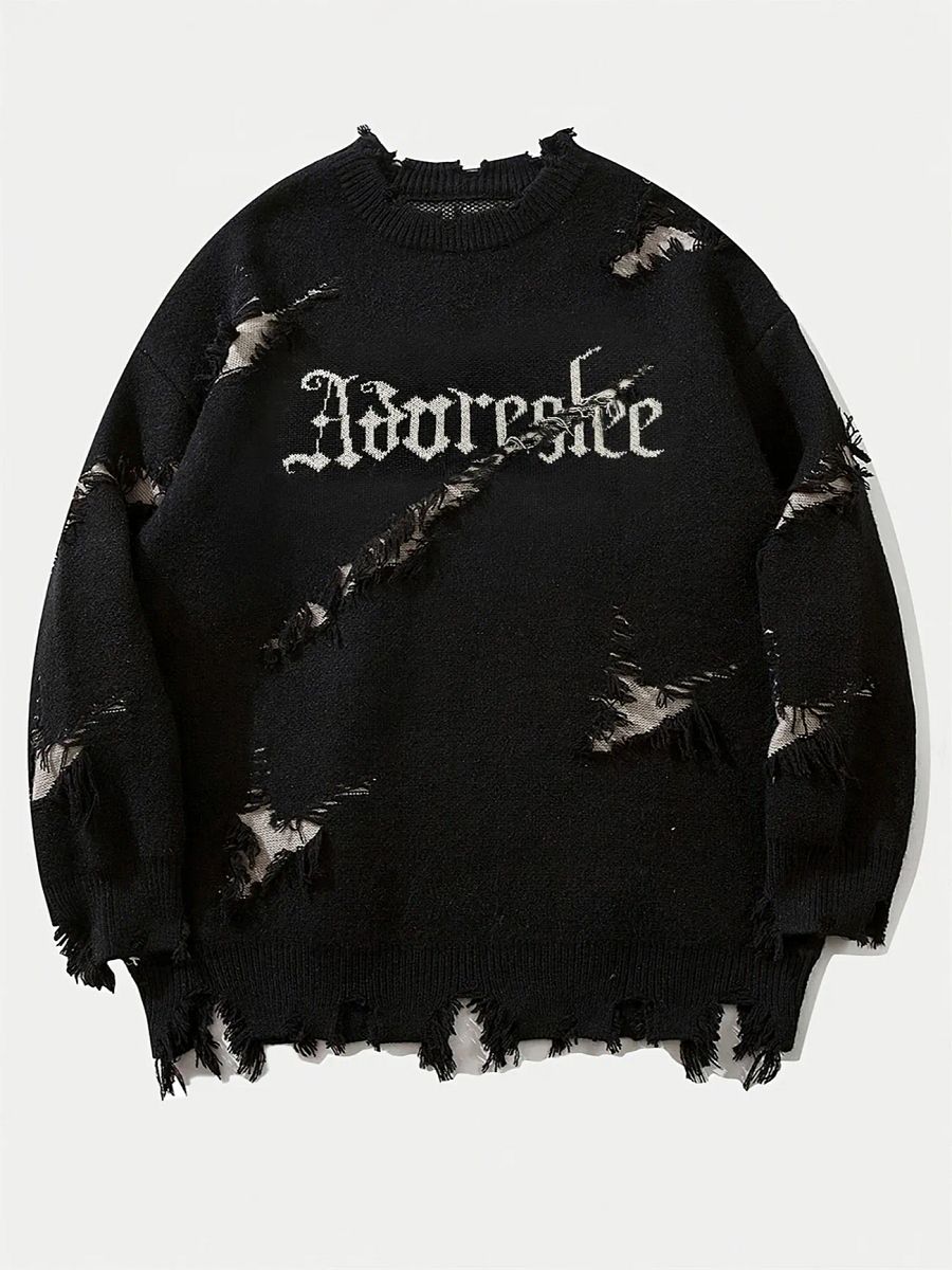 ZENTLY Sweater Series – Distressed Fringe Edition product image (1)
