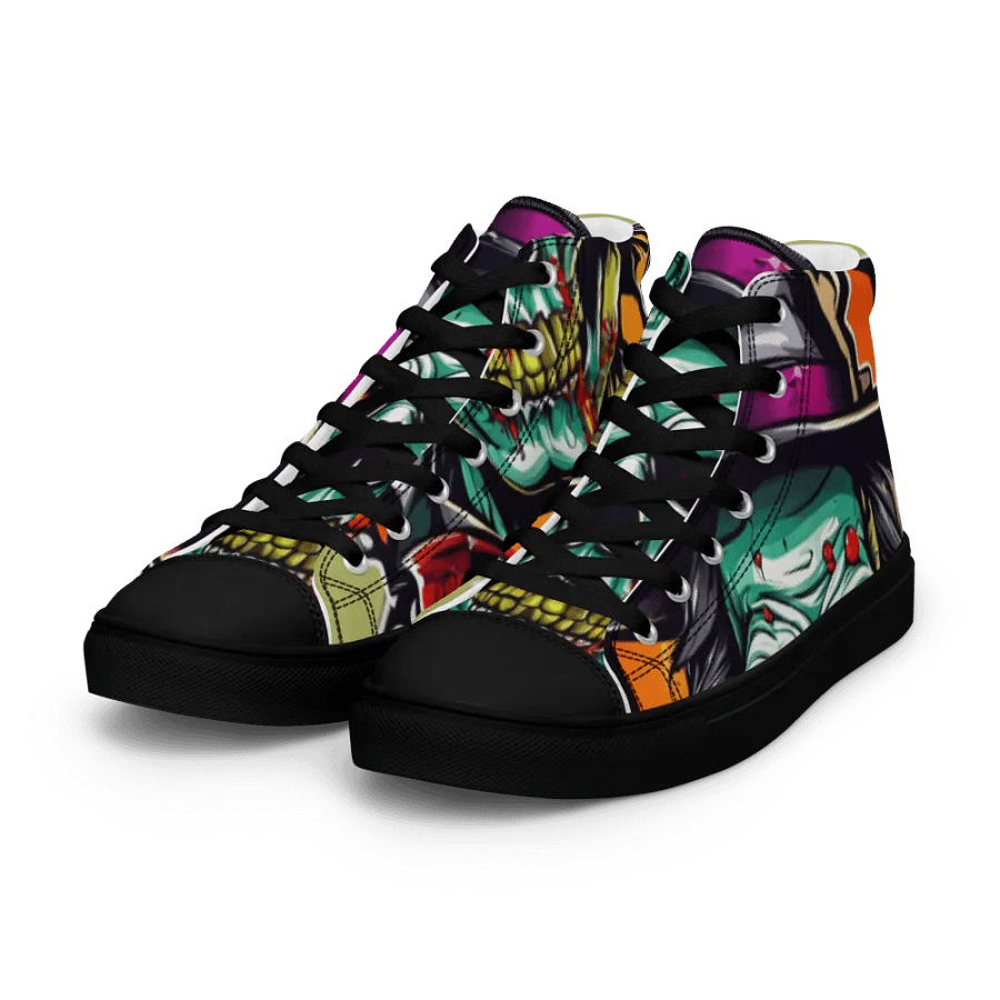 Halloween Glowing Eyes Skeleton High Tops product image (7)