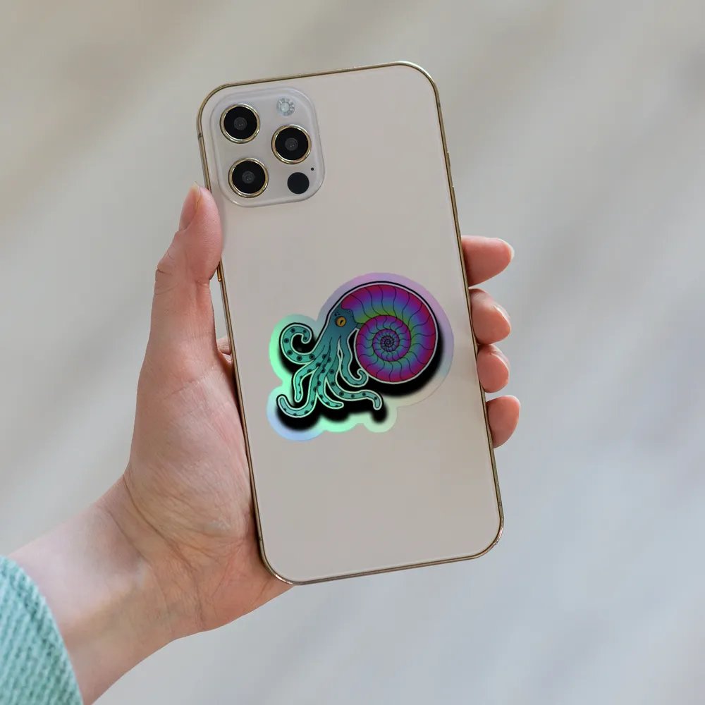 Ammonite Holographic Sticker Sheet product image (6)