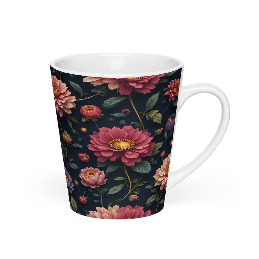 Floral Coffee Mug – Pink Blossom Ceramic Latte Cup for Kitchen & Dining Décor product image (2)