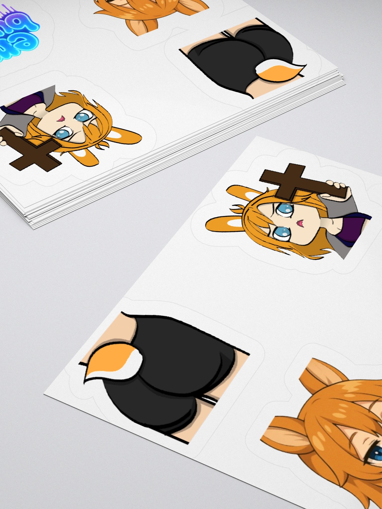 Whimsical EmyBunBun Kiss Cut Stickers product image (7)