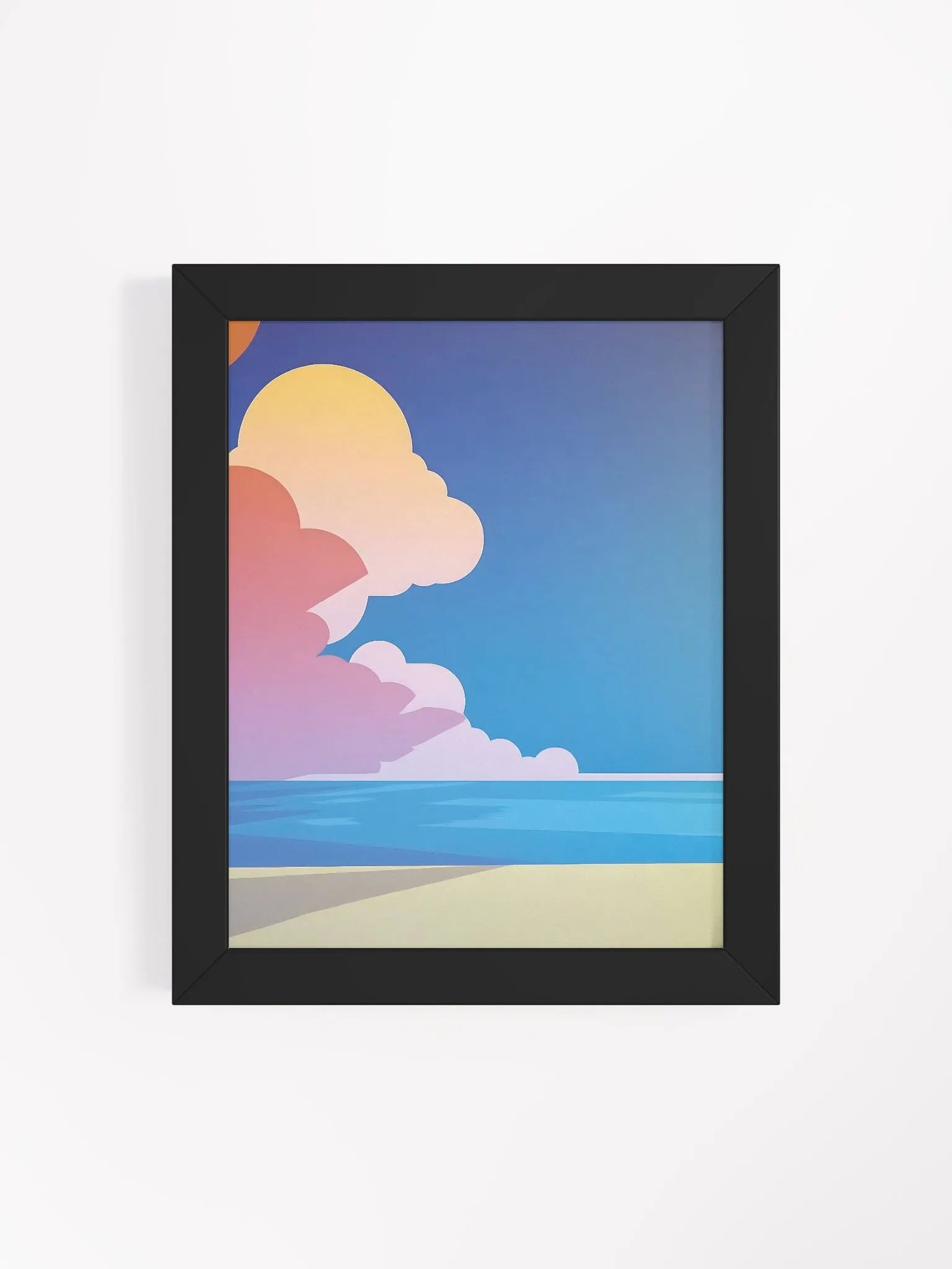 Framed Poster of Big Clouds product image (4)