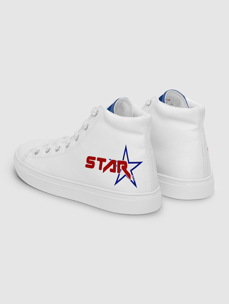 [star011merch] Women’s high top canvas shoes product image (3)