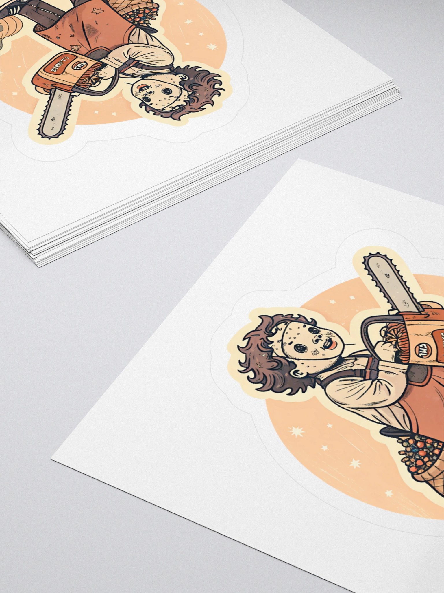 Lil' Chainsaw Masker Kiss Sticker product image (11)